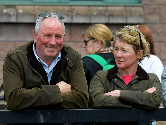 Rugby fans at the Ulster v Connacht game at Judges Road. Photo: George sweeney