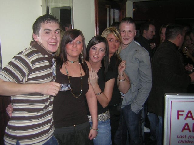 Locals having a good time at Derry's nightlife spots back in November 2005.