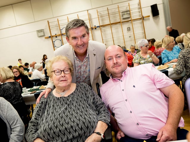 Daniel O'Donnell pictured meeting guests at the Afternoon Tea. Picture: Stephen Latimer.