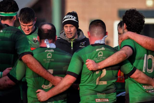 City of Derry head coach Richard McCarter. Photo: George Sweeney