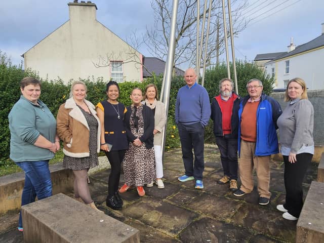 Members of Inishowen Social Enterprise Network pictured after the meeting this week.