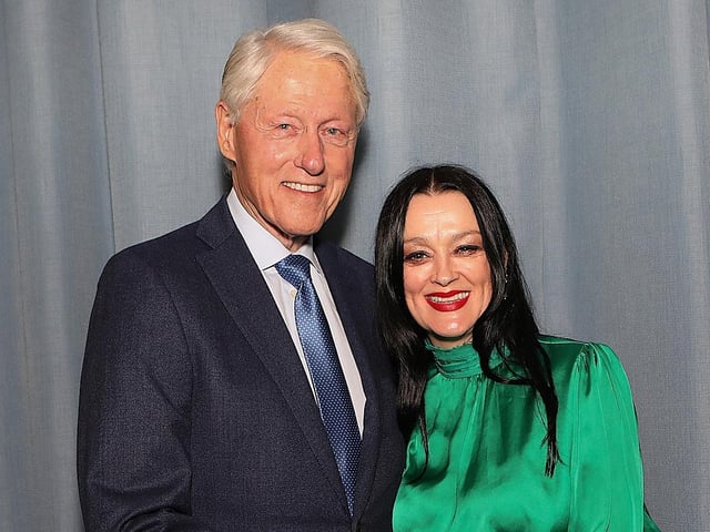 Bill Clinton with Bronagh Gallagher