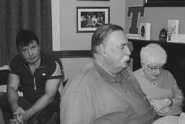 Derry traditional singer Vincent Strunks.