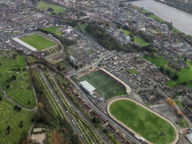 View of the Brandywell, Derry.