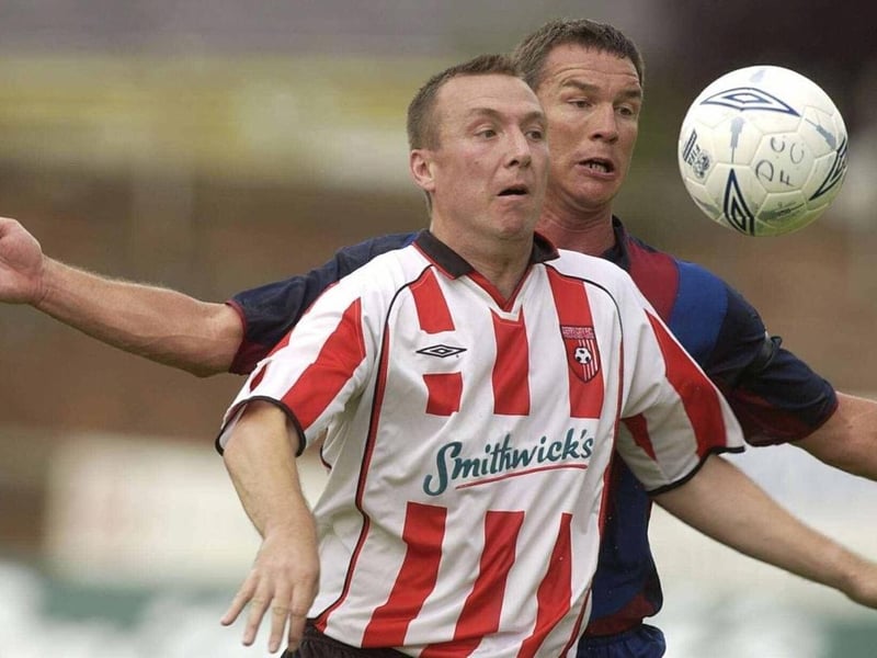 Derry City FC Home Shirt 2003 (Liam Coyle). Umbro.