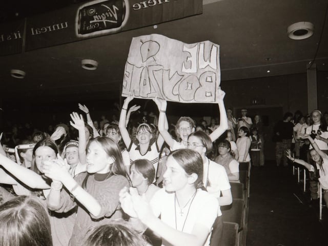 Boyzone performed at the Rialto Derry in July 1995.