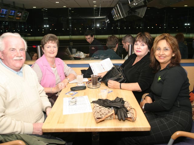 A night out at the Lifford Races in October 2003