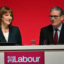 Chancellor of the Exchequer Rachel Reeves and Britain's Prime Minister Keir Starmer. (Photo by PAUL ELLIS/AFP via Getty Images)