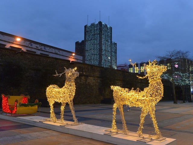 The Reindeers in Guildhall Square. Photos: George Sweeney. DER2150GS – 038