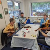 Rainbow Reels, The Rainbow Project's traditional music group playing at the immersion day