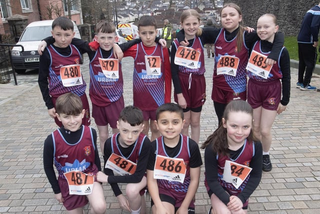 St. John's PS who took part in Tuesday's Feile Derry 'Anthony Hegarty 1km Race'. (Photos: Jim McCafferty Photography)