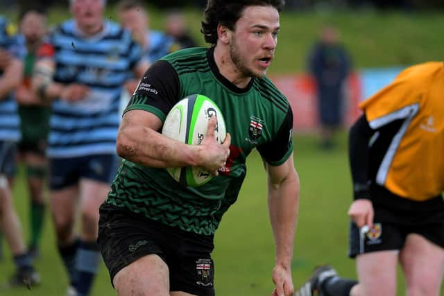 KIllene Thornton's late try proved only a consolation for City of Derry in Kingspan Stadium. Photo: George Sweeney