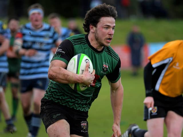 KIllene Thornton's late try proved only a consolation for City of Derry in Kingspan Stadium. Photo: George Sweeney