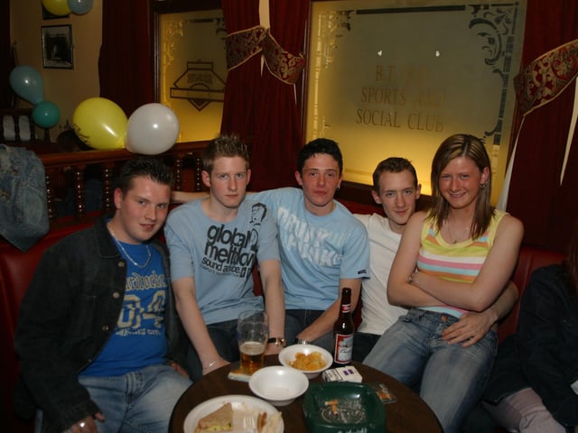 Parties and celebrations in July 2004: McGiven and McDonnell.
