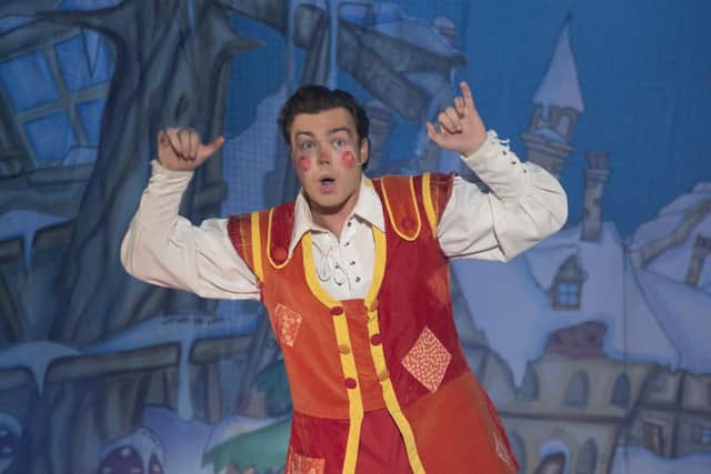 Aodhán Kehoe as Silly Billy in the Forum's production of Jack and the Beanstalk