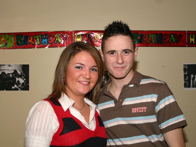Birthday Girl Gemma McGinty and boyfriend 2582/DD : Parties and nights out in Derry and Donegal in February 2006.