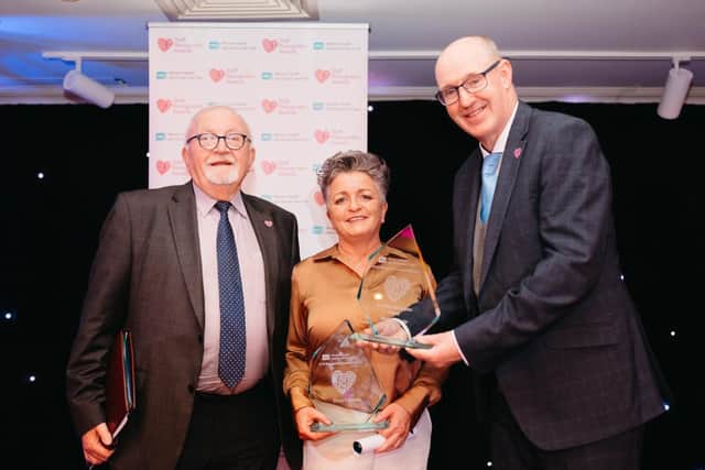 Michelle Doyle Homeless Nurse Labre Derry Londonderry scoops the prestigious Chairs Award and Frontline Champion Award. (Big Beard Photography)