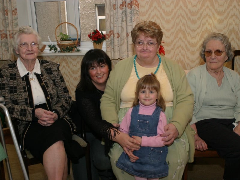 Christmas parties in Derry in December 2003.