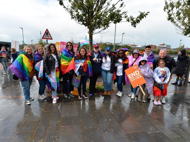 Revellers at the 2024 Foyle Pride Parade. Photo: George Sweeney