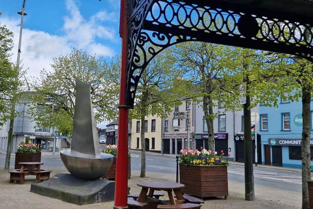 Strabane town centre.