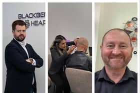 Matthew Gleeson, managing director 'Blackberry Hearing' and on right, Mike Forsythe, Donegal Hearing.