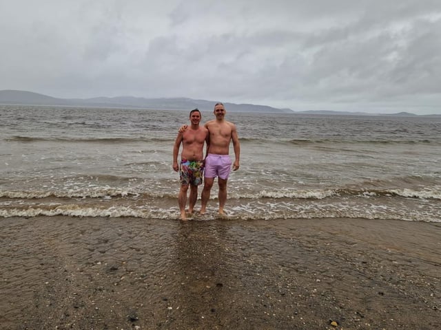 Brothers Declan and Patrick Kelly from Derry.