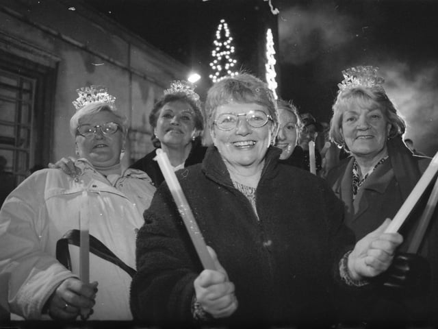 Millennium celebrations in Derry city centre.