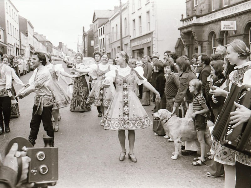 Folk music, dance and dress in Letterkenny and Buncrana in 1975.