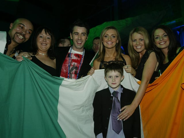 Donegal man Mickey Joe Harte competes in the Eurovision Song Contest in Riga with the song 'We've Got the World'