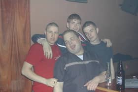 Lads enjoying the craic on Friday night