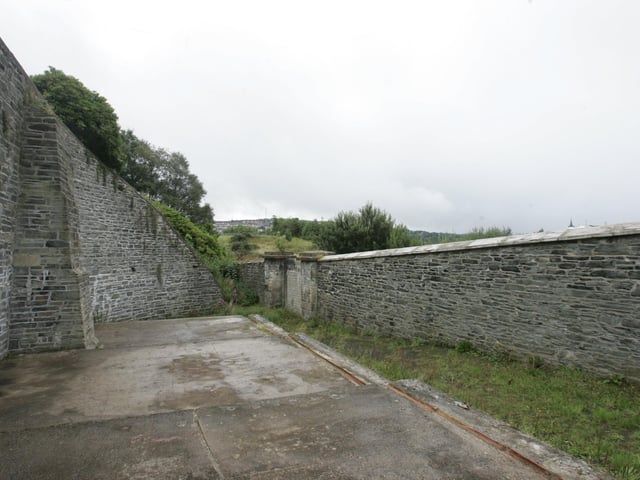 The former British Army military barracks at Ebrington in September 2005 shortly after it was transferred to the Executive.