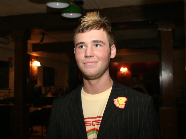 Party celebrations back in 2004: Mark Coyle.