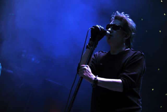 Shane MacGowan of The Pogues performs at Terminal 5 on March 15, 2011 in New York City. (Photo by Theo Wargo/Getty Images)
