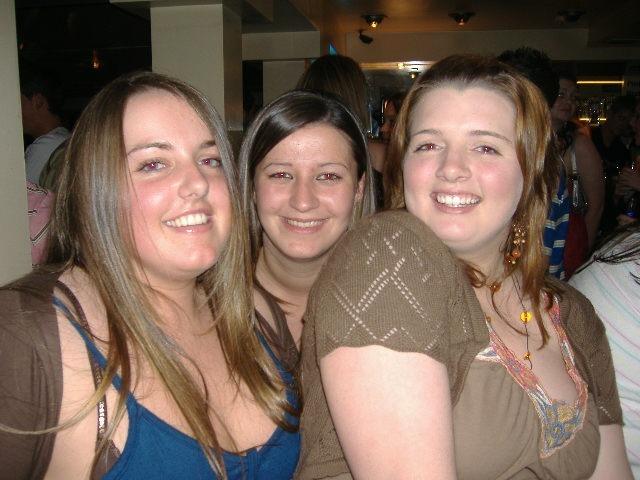Derry people partying in pubs in the city in August 2005.