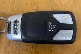 “A member of the public has handed in a set of Audi car keys [on Tuesday afternoon], which were located in Strabane Town Centre,” the Police Service of Northern Ireland said in a statement.