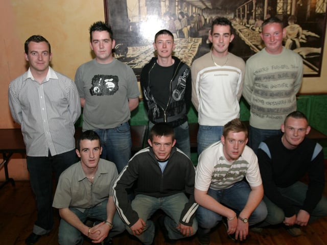 Party celebrations back in June 2004.