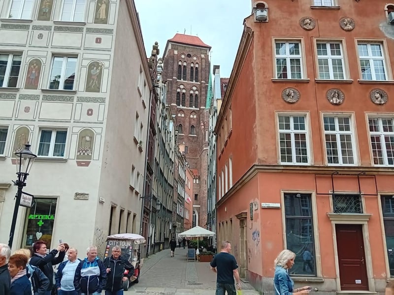 A view of St. Mary's Basilica.