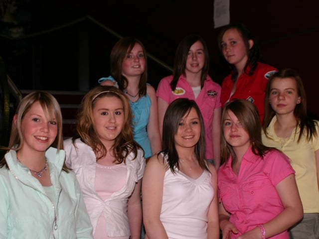 Colleen McBrearty birthday girl front left with a group of friends at the Strand Multiplex 6569dd : Colleen McBrearty out partying with friends.