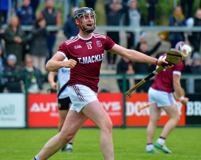 TARGET: Jerome McGuigan of Slaughtneil. (Photo: George Sweeney. DER2239GS – 022)