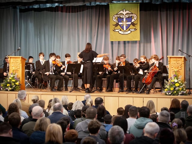 The Choir performing during Saturday's St. Columb's College Open Day. : .