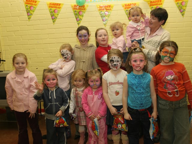 Brogan's first birthday party back in 2005.