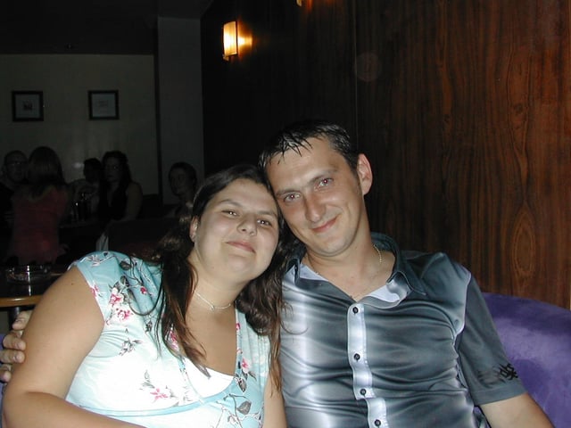Having the craic in Downey's in August 2003