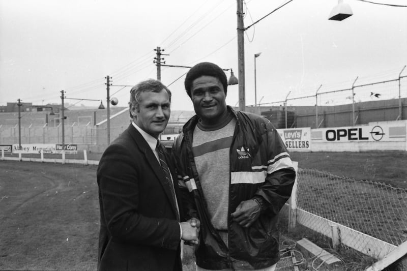 Benfica and Portugal legend Eusébio was among the visitors to the Brandywell in September 1989.