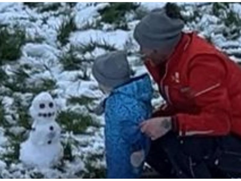 Amy Jones' one-year-old son and his granda made this super cute wee guy. Photo: Amy Jones