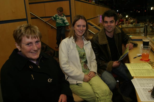 Late night at the Lifford races with friends and family.
