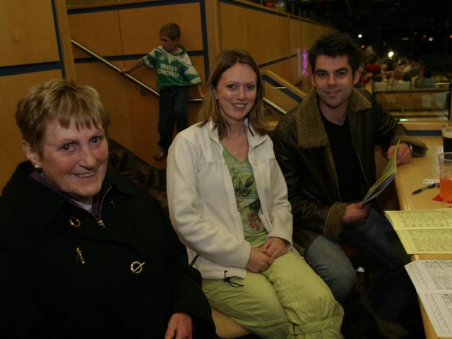 Late night at the Lifford races with friends and family.