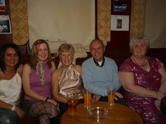 Party celebrations back in April 2004.