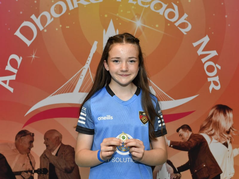 Shona Kelly achieved First place in Age 12 – 15 Piano at Fleadh Mhór Dhoíre. Photo: George Sweeney
