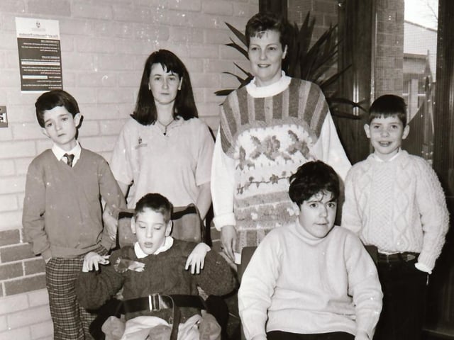 Group of young people back in April 1985.