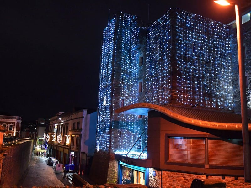 Christmas lights in Derry. Photo:George Sweeney